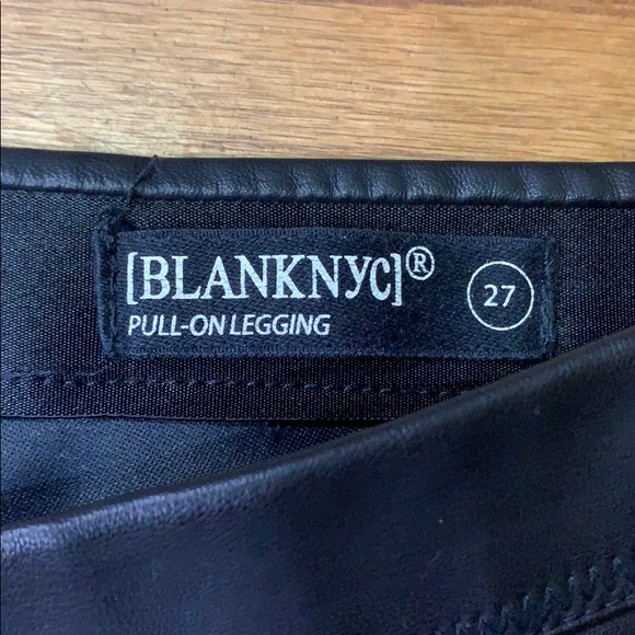 BlankNYC Vegan Leather Pull-On Legging - Picture 2 of 12